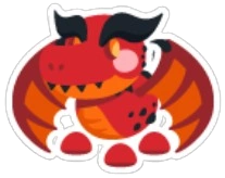 Lava Dragon Sticker